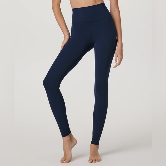 Vuori Pants - Vuori AllTheFeels High Rise Bliss Blend Jet Blue 7/8 Leggings EUC Size S #VW4018